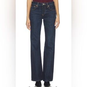 RE/DONE Sz 24 Bootcut Button Fly Mid-Wash 100% Cotton Made in the USA Jeans